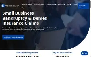 The Lane Law Firm website