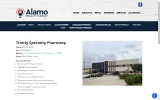 Trinity Specialty Pharmacy website