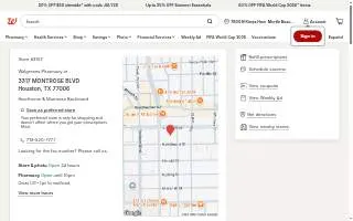 Walgreens Pharmacy 3.3(63) · $$Pharmacy ·  · 3317 Montrose Blvd website