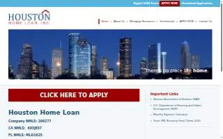 Houston Home Loan, Inc. website