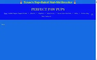 Perfect Paw Pups website