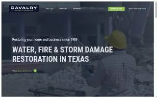 Cavalry Construction & Restoration website