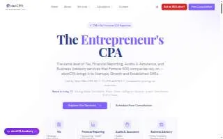 ebotCPA website