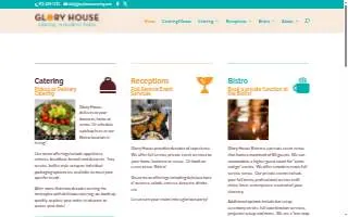 Glory House Catering & Event Bistro website