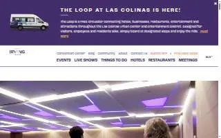 Irving Convention Center at Las Colinas website