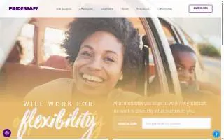 PrideStaff of Irving website