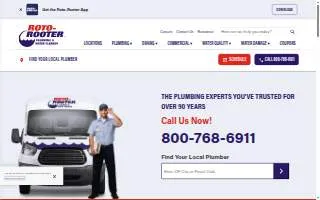 Roto-Rooter Plumbing & Water Cleanup of Irving website
