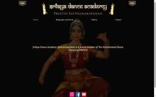 Srilaya Dance Academy website