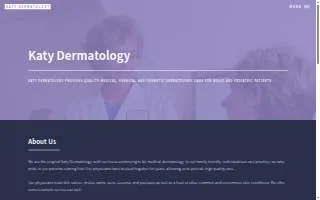 Katy Dermatology- West Clinic website