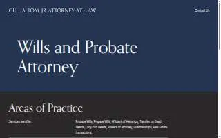 Gil J. Altom, Jr. Attorney at Law website