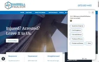 Harrell & Paulson website