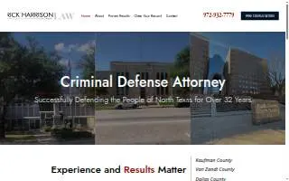 Rick Harrison Law website
