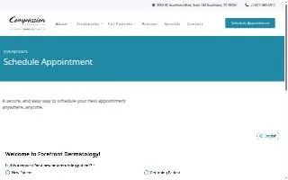 Compassion Dermatology website
