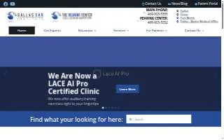 Dallas Ear Institute website