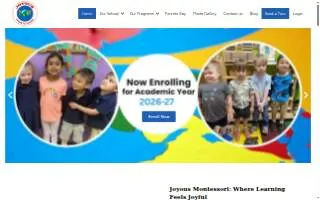Joyous Montessori Keller website