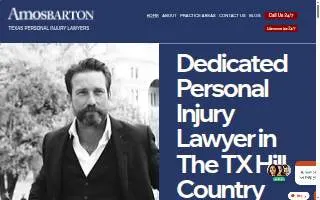 Amos Barton Law Firm website