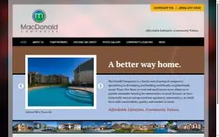 MacDonald Companies website