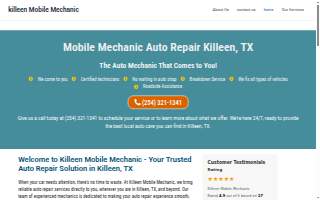 killeen Mobile Mechanic