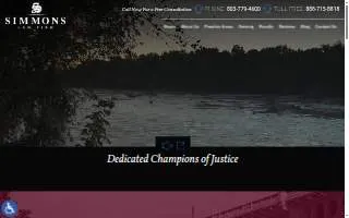 The Law Offices of Gregory K. Simmons, P.C. website