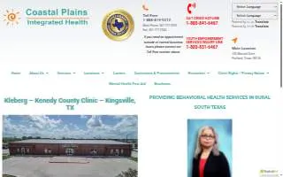 Coastal Plains Integrated Health website