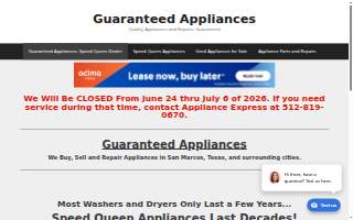 Guaranteed Appliances