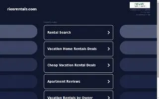 Rios Rentals LLC website
