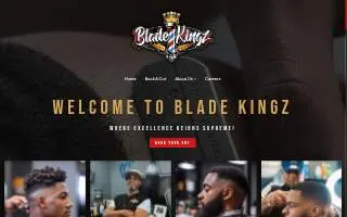 BladeKingz Barbershop #1 - Lancaster website