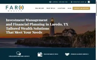 Faro Wealth website