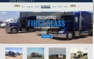 Hi-Valley Transport website