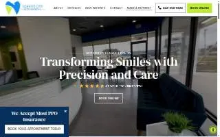 League City Elite Dentistry website