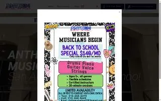 Anthem School Of Music website