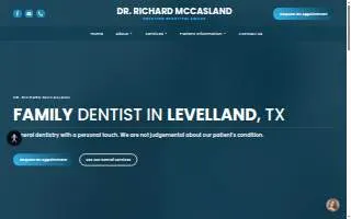 McCasland Family Dentistry website