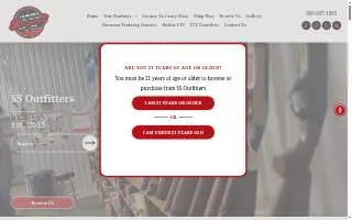 SS Outfitters website