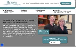 Byroad Chiropractic - Chiropractor in Lewisville TX website