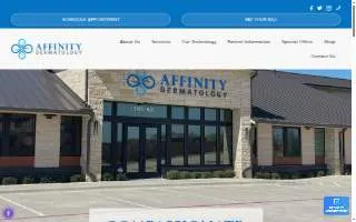 Affinity Dermatology website