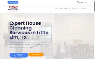 Cleaning Maids of Frisco website