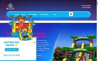 Dolphin Party Rental website