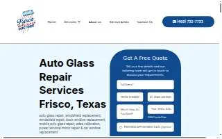 Frisco Auto Glass Doctors website