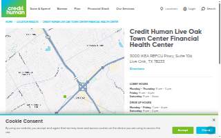 Credit Human | Live Oak Town Center Financial Health Center