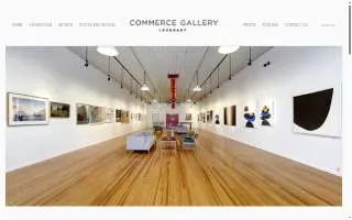 Commerce Gallery website