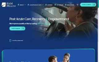 PAM Health Rehabilitation Clinic of Lockhart website