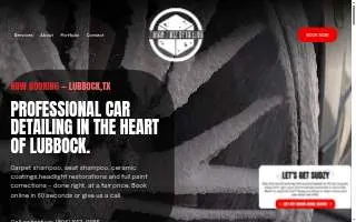 Sugar Sudz Detailing website