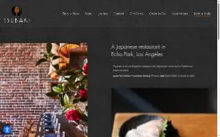 Tsubaki Japanese Restaurant website