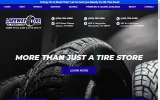 Lakeway Tire - Lumberton website
