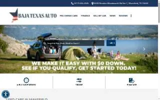 BajaTexas Auto website