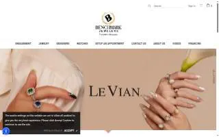 Benchmark Jewelers website