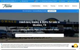 Trevinos Auto Mart website