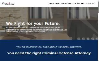 Vitz Law Offices website