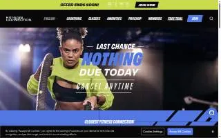 Fitness Connection of Mesquite website