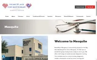 HeartPlace Mesquite website